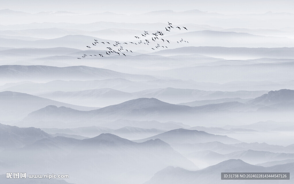 新中式山水画