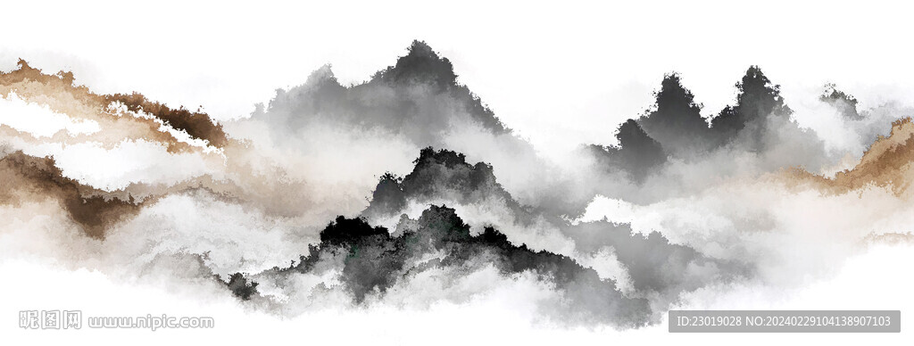 抽象水墨画