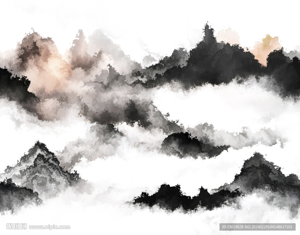 抽象山水画
