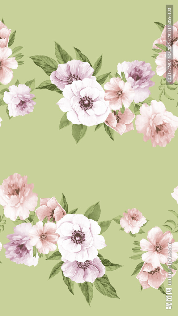 手绘花
