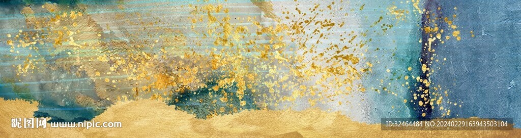 横式抽象画