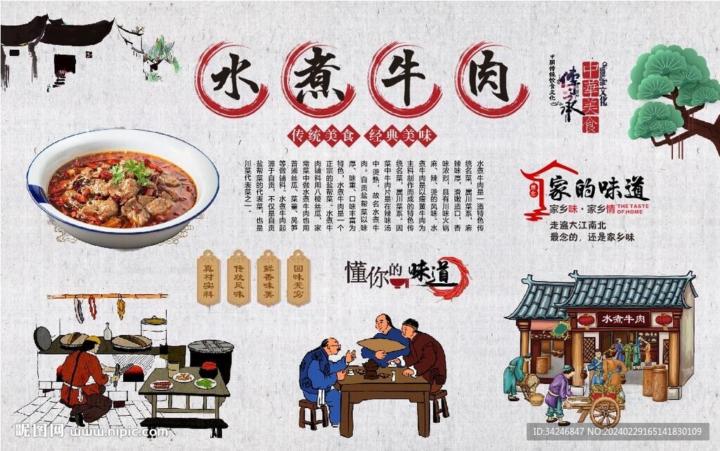 水煮牛肉