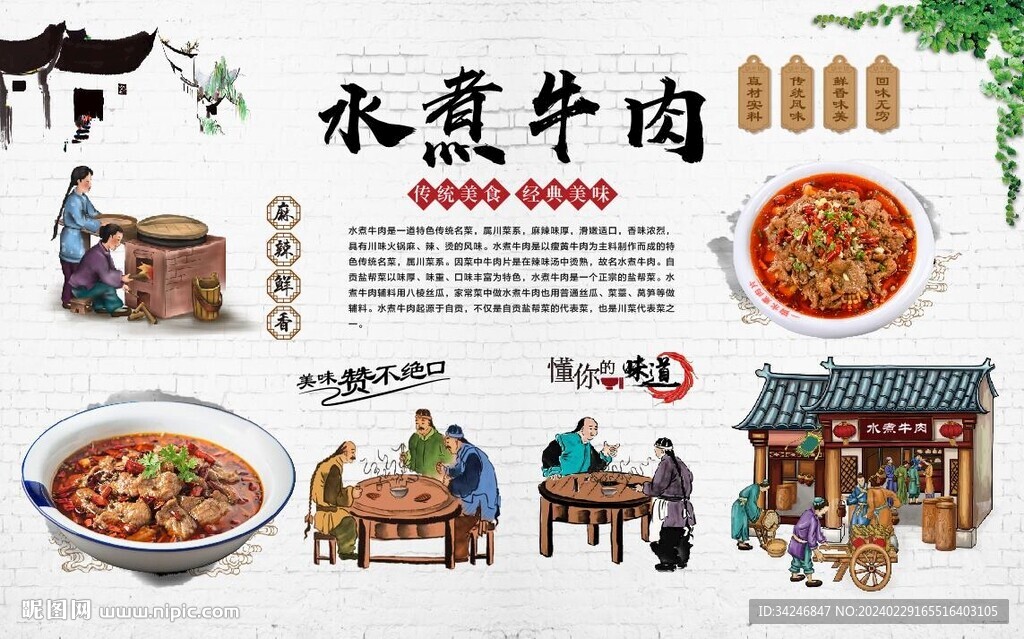 水煮牛肉
