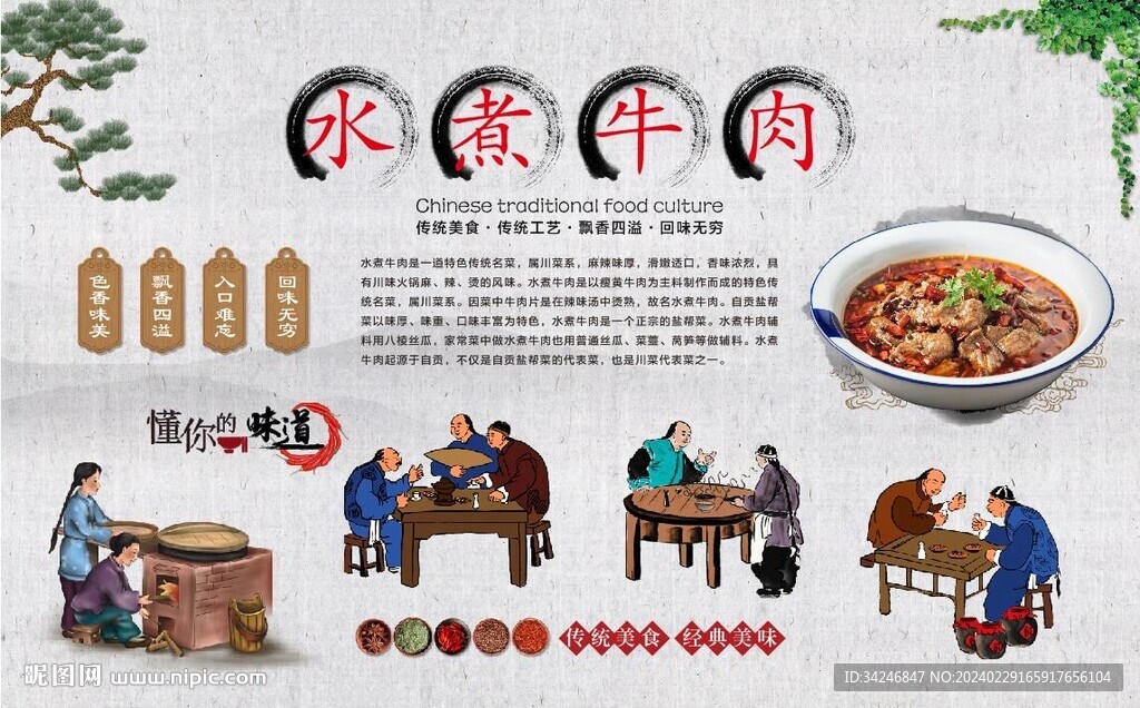水煮牛肉