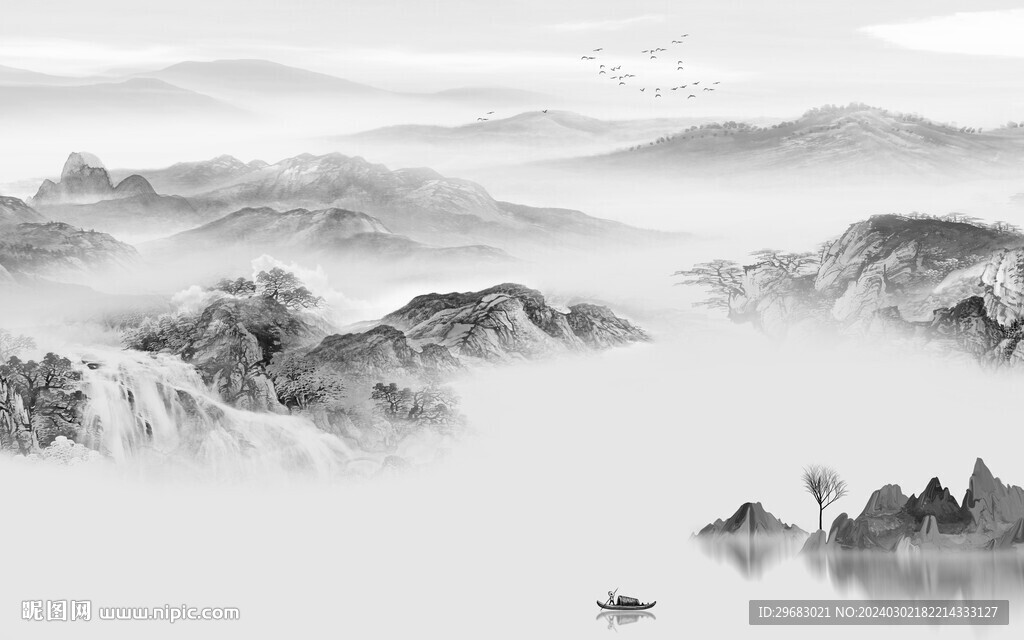 意境 新上传山水画 TIf分层