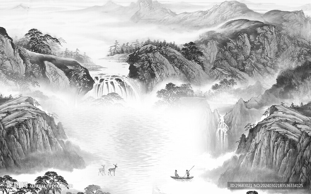 高雅 新上传山水画 TIf分层