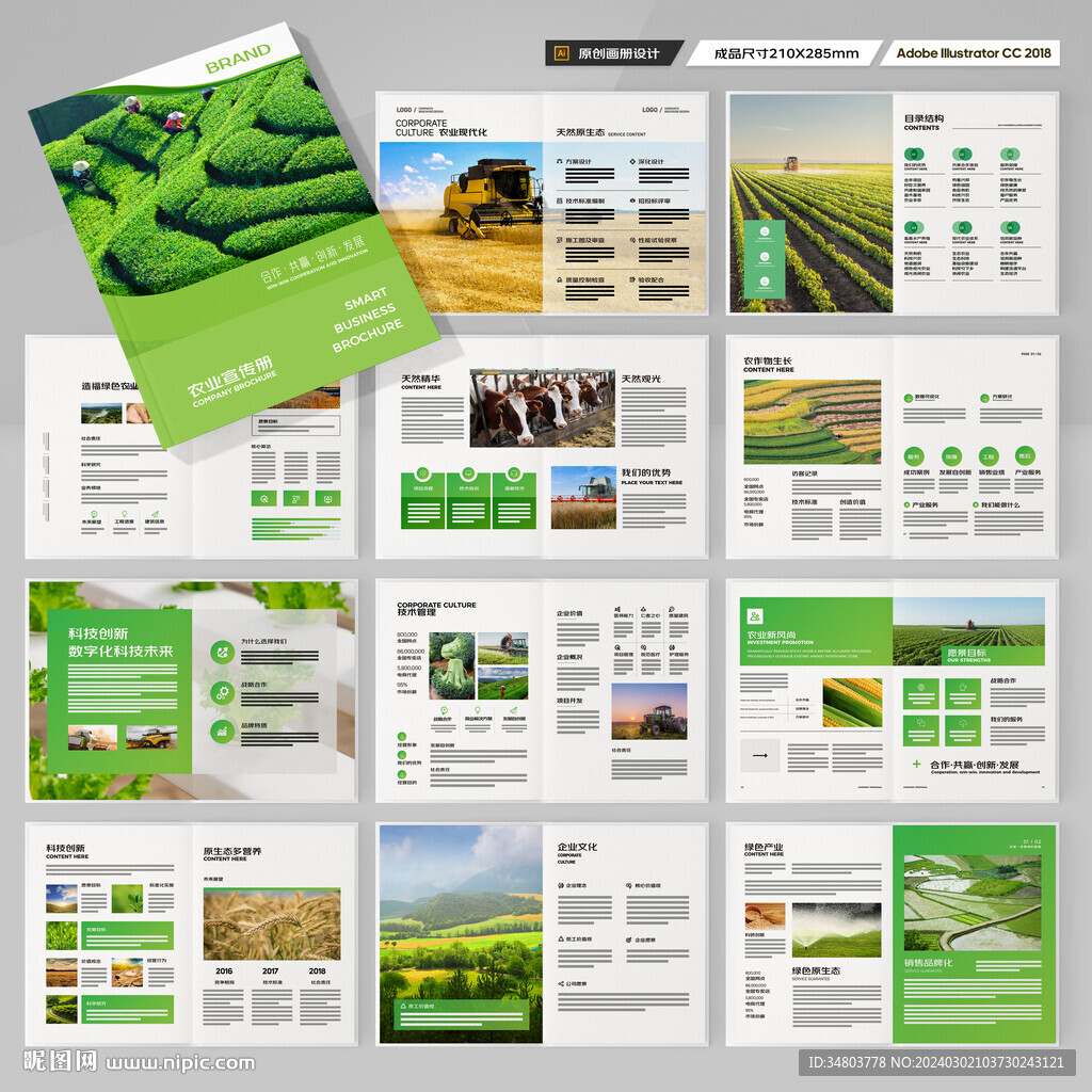 农业合作社画册