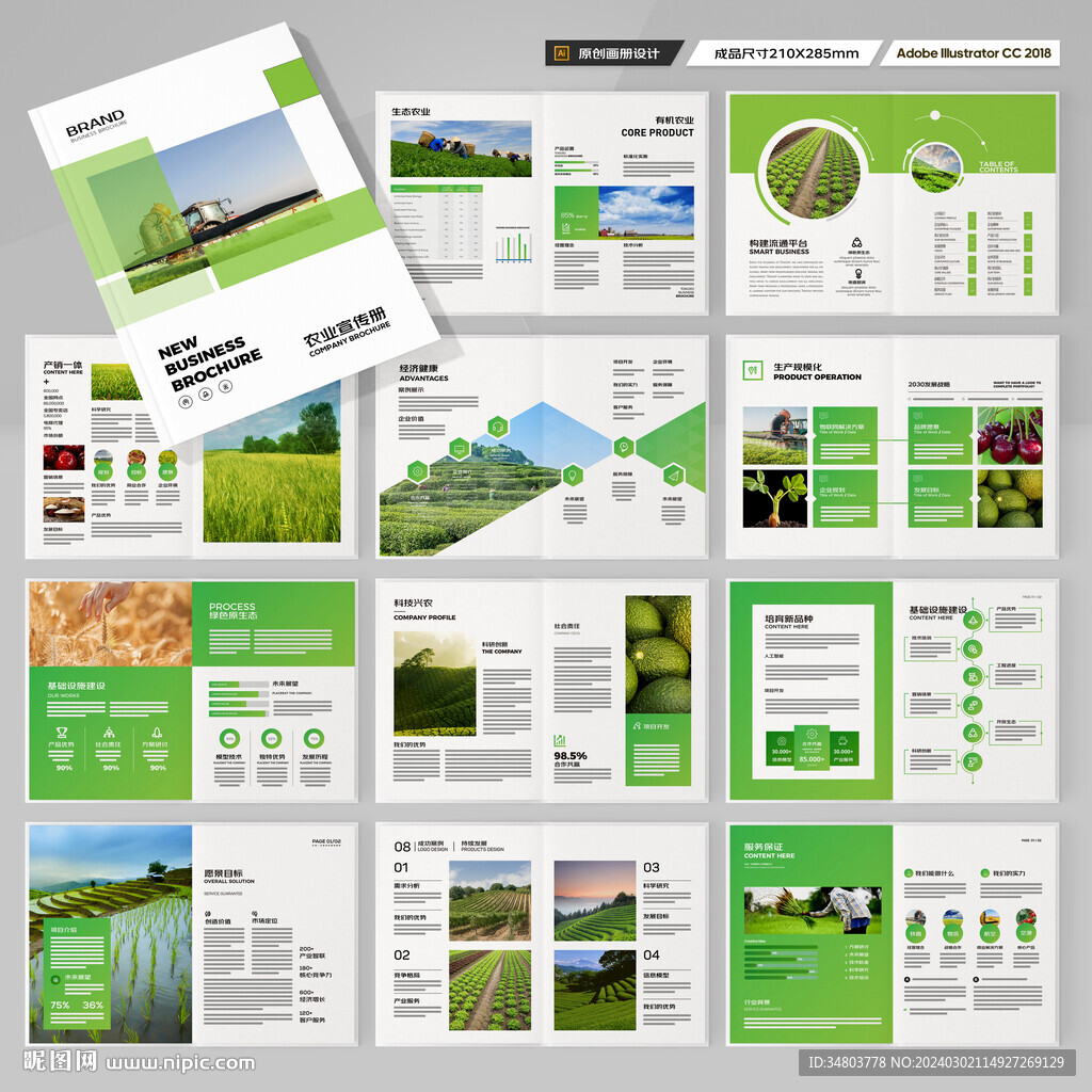 农业合作社画册