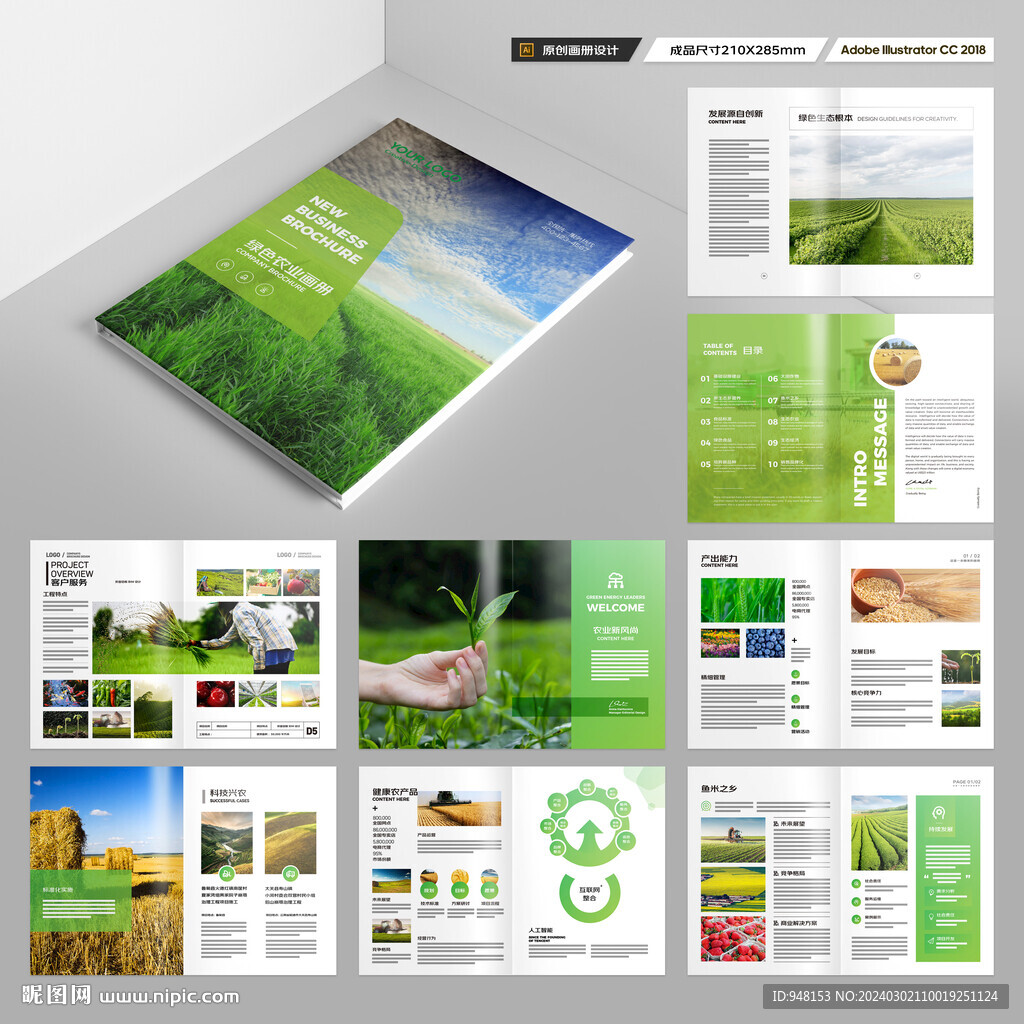 农业合作社画册