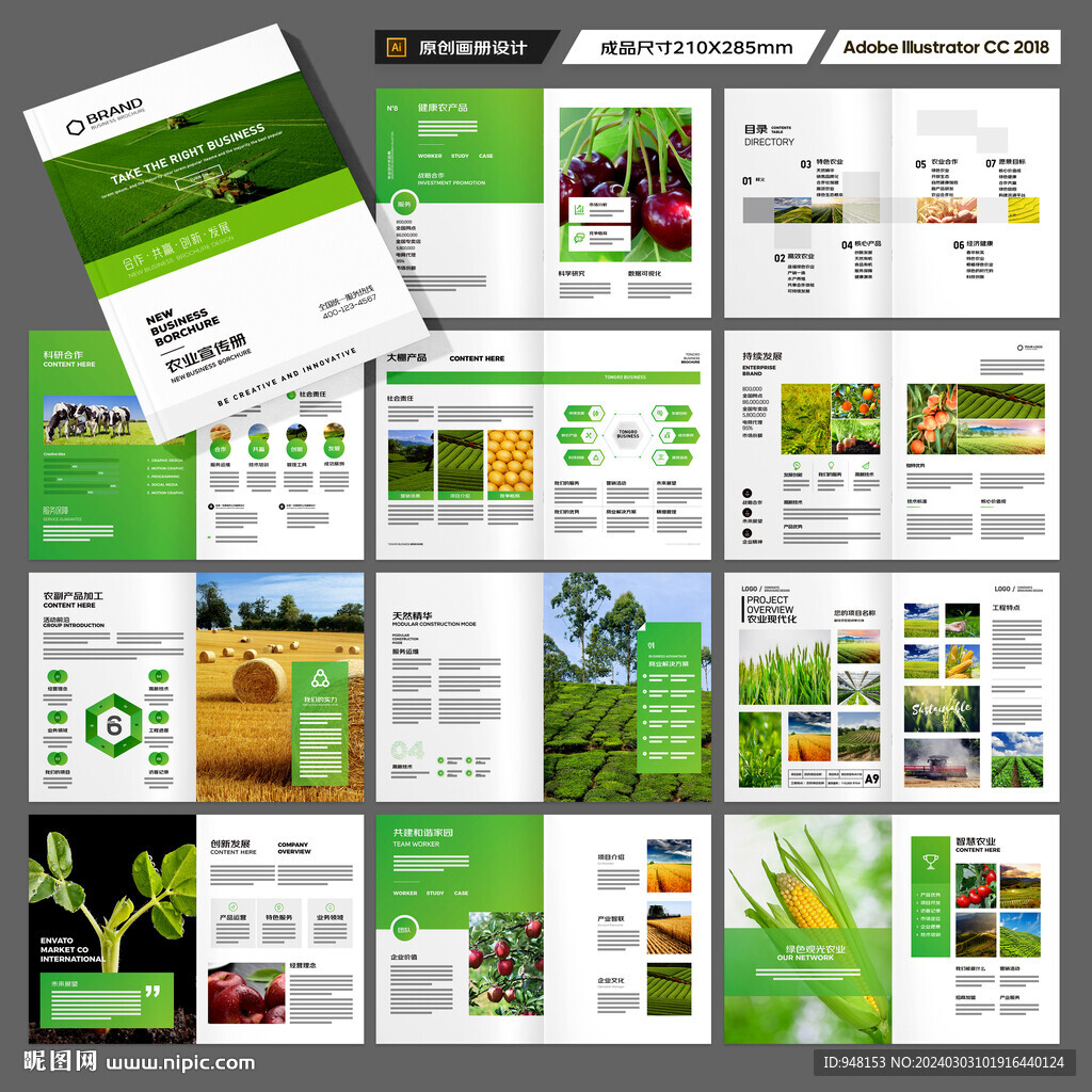 农产品画册