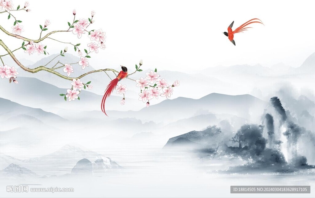 中式背景墙