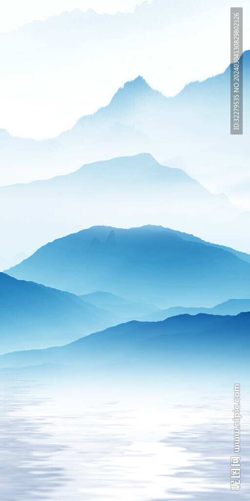 新款 高端山水玄关 TIF分层