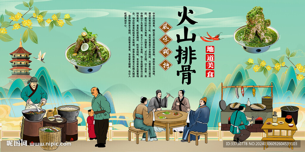 火山排骨