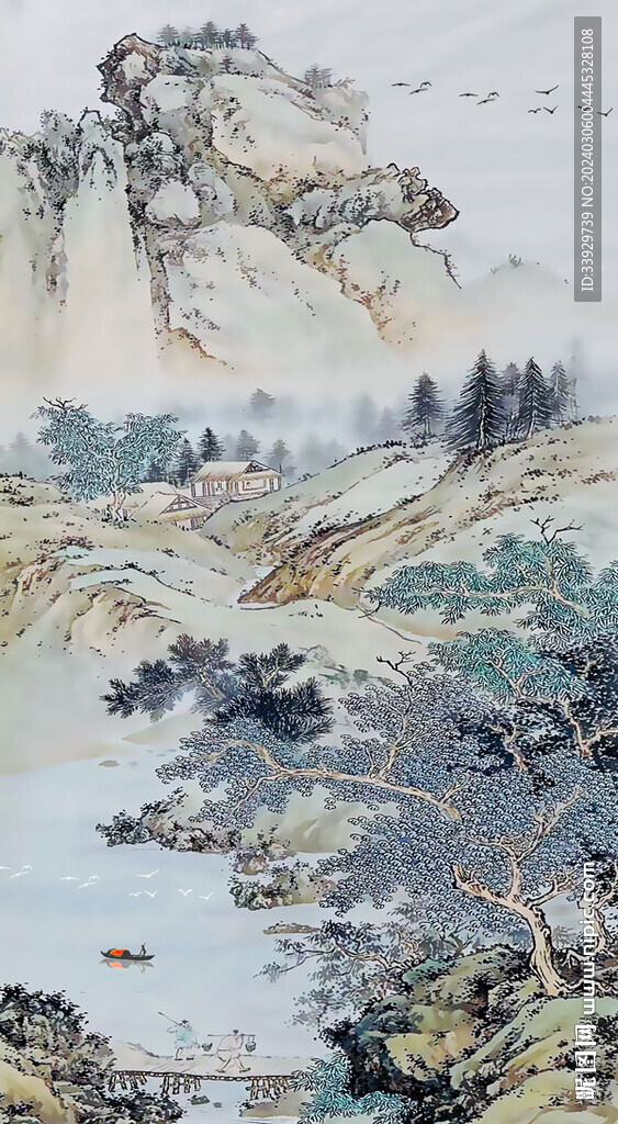 国画山水画