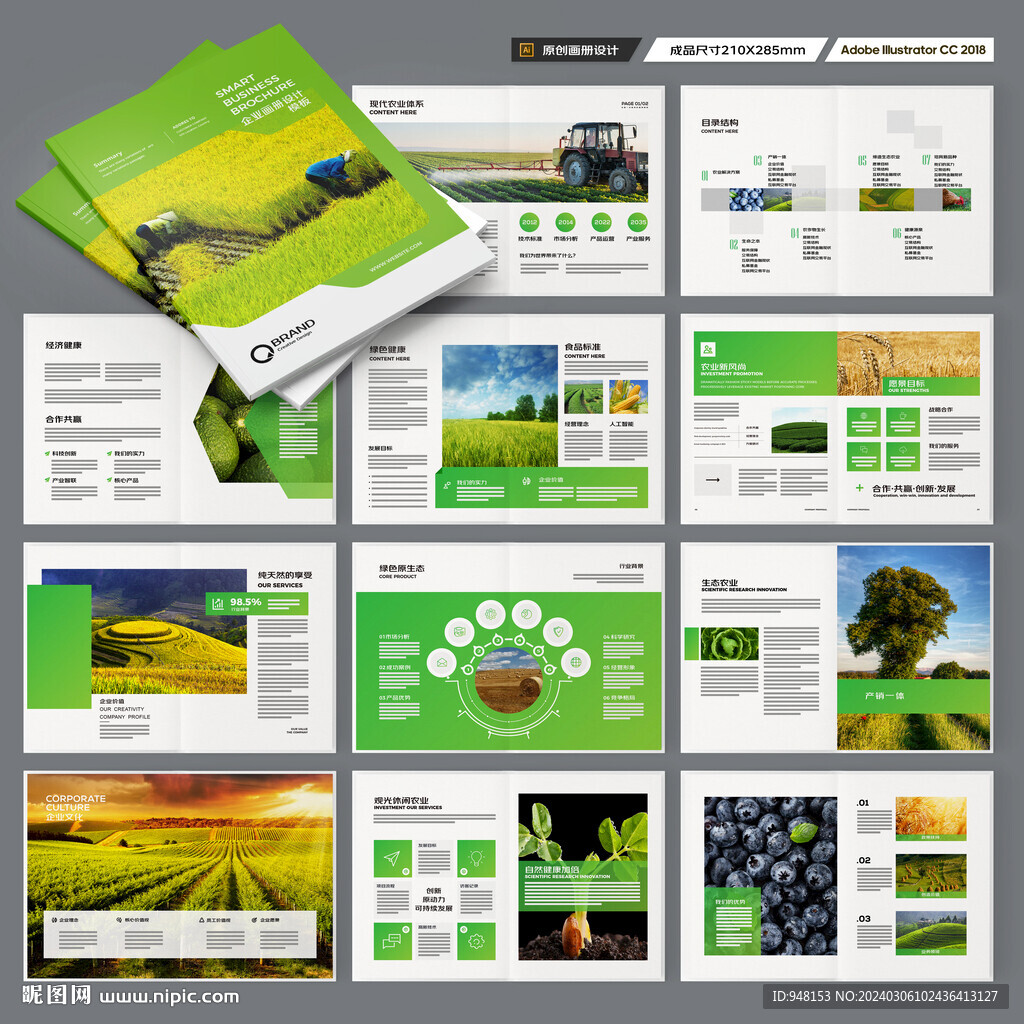 农业合作社画册