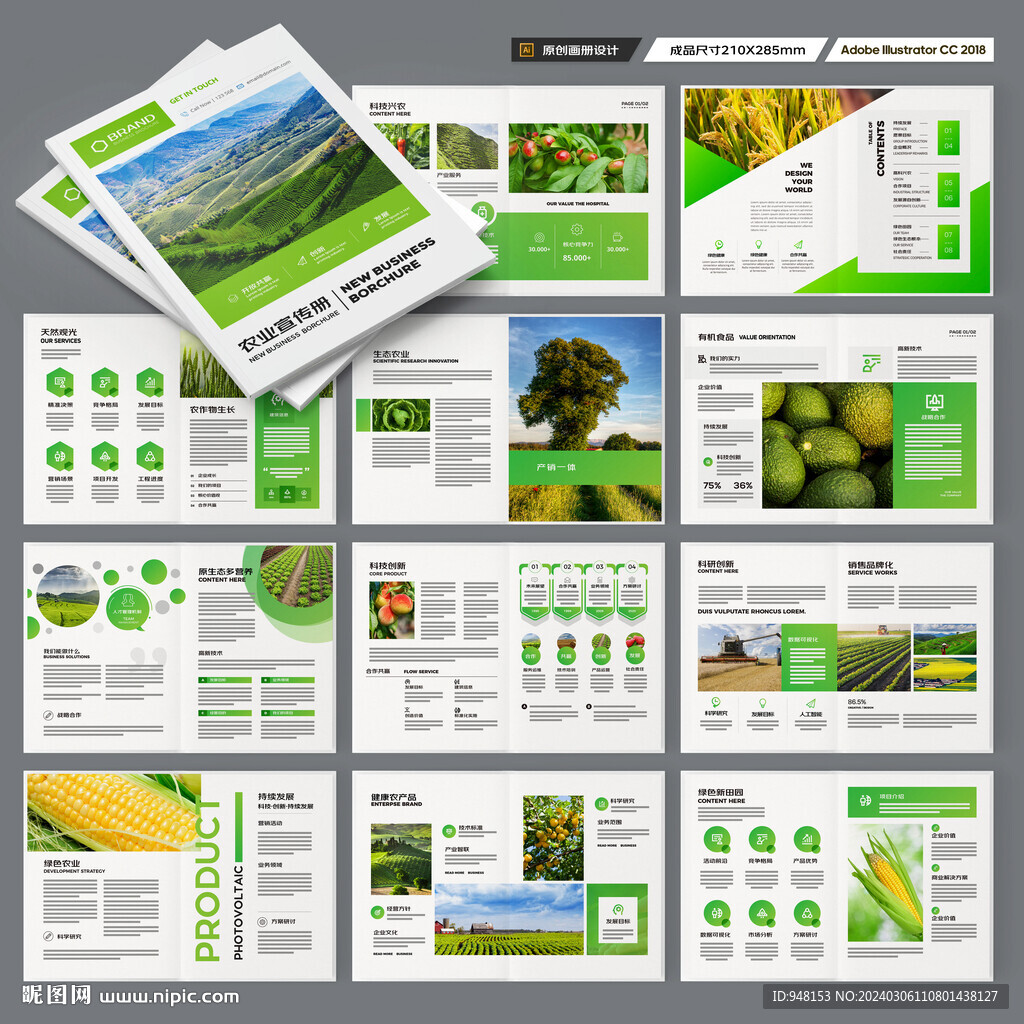 农业合作社画册