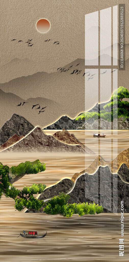 水晶画