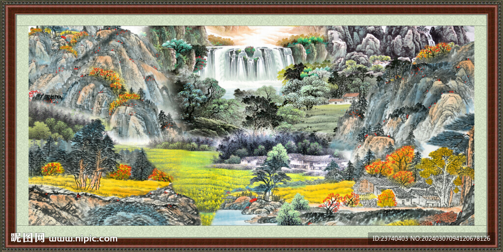 中国画山水