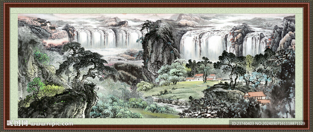 山水画 