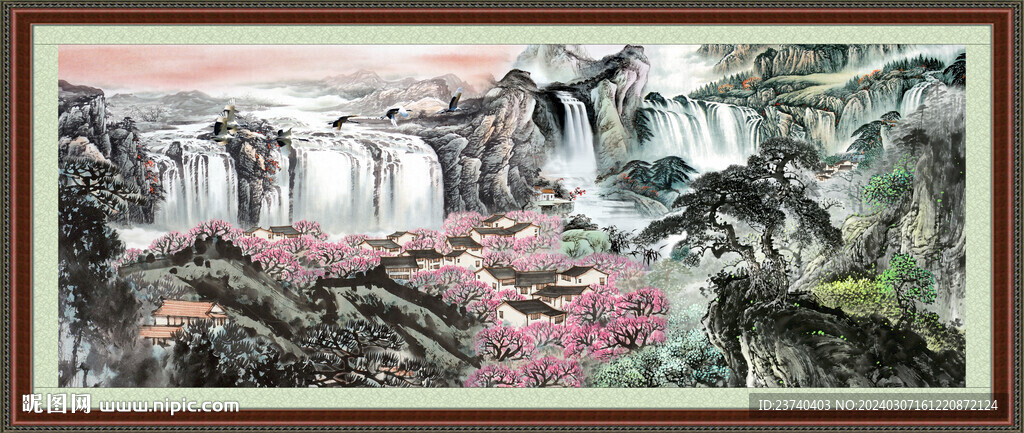 山水画 