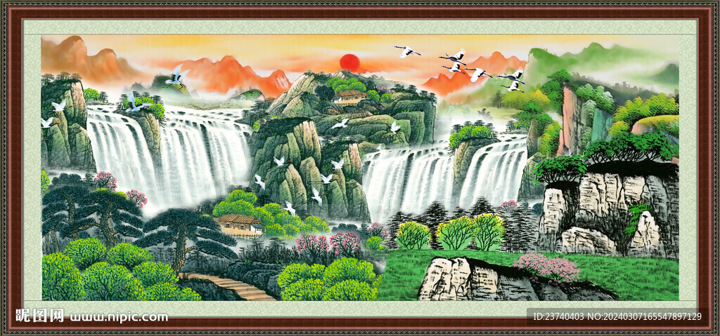山水画 