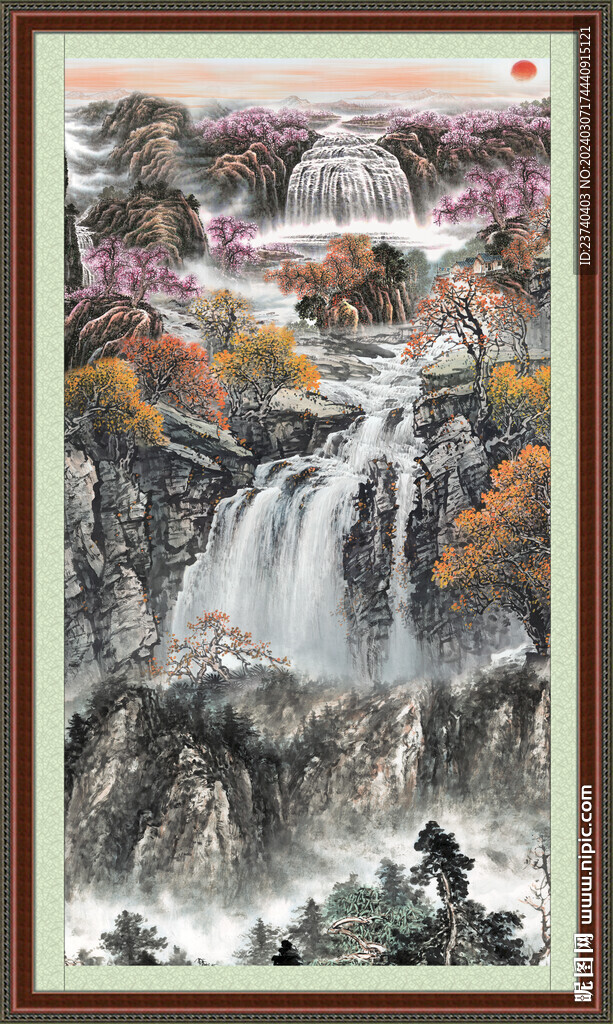 中国风山水