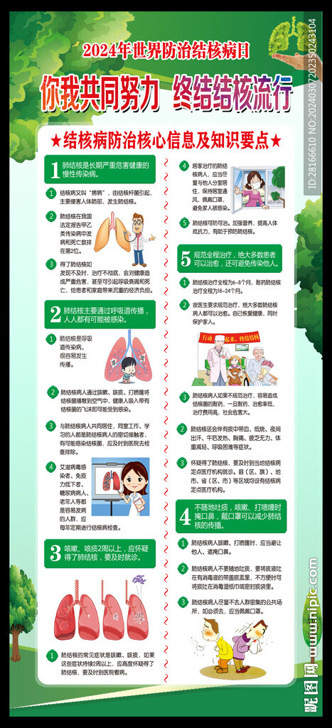 世界防治结核病日展架