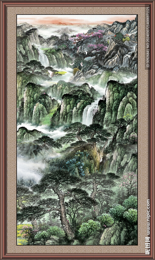 新中式山水画