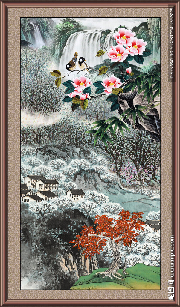 新中式山水画