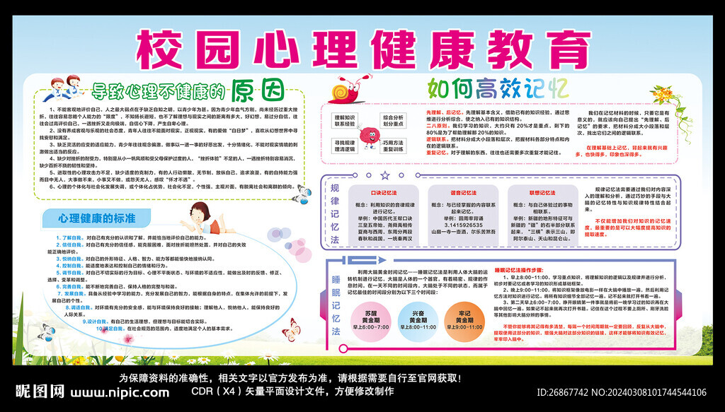 心理健康教育板报