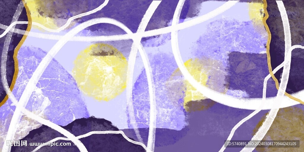 侘寂风现代抽象艺术画