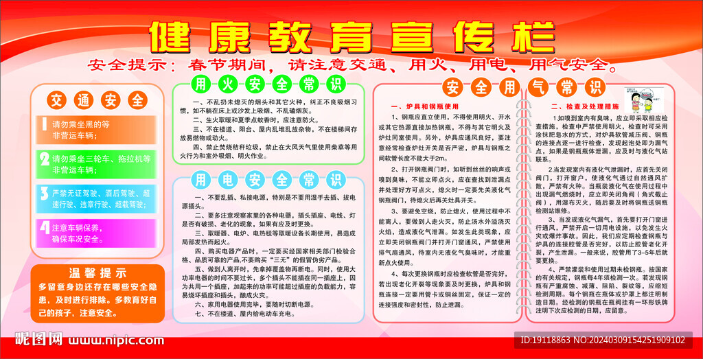 健康教育宣传栏