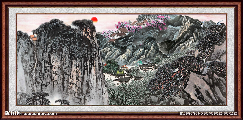 国画风景画 