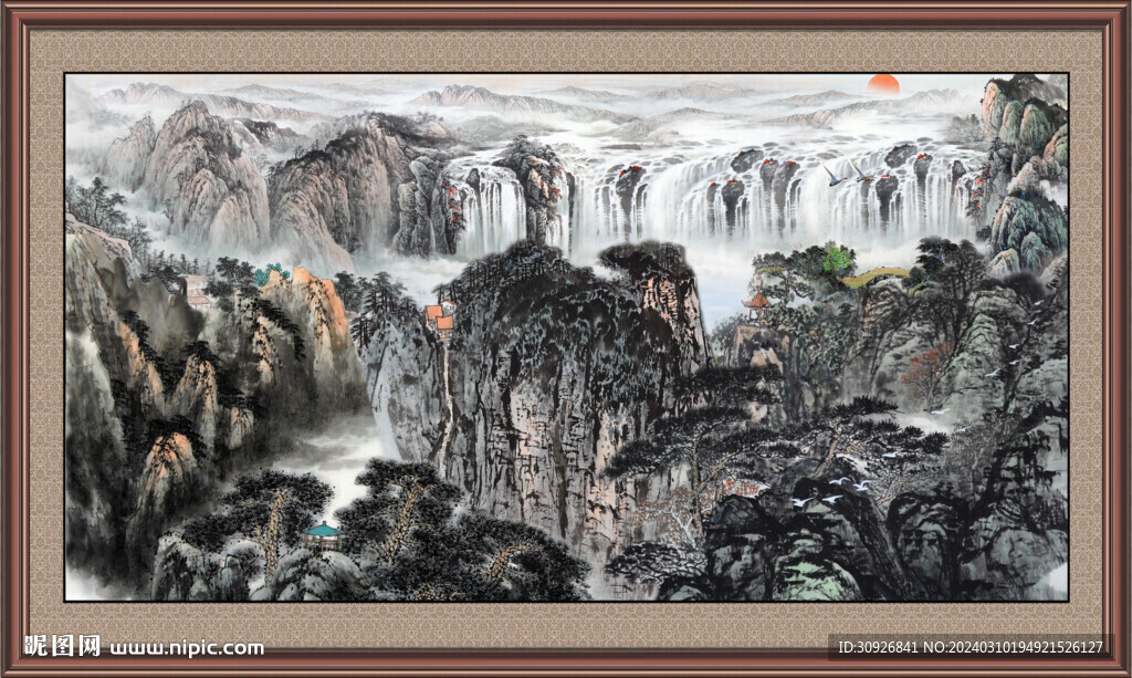 新中式山水画