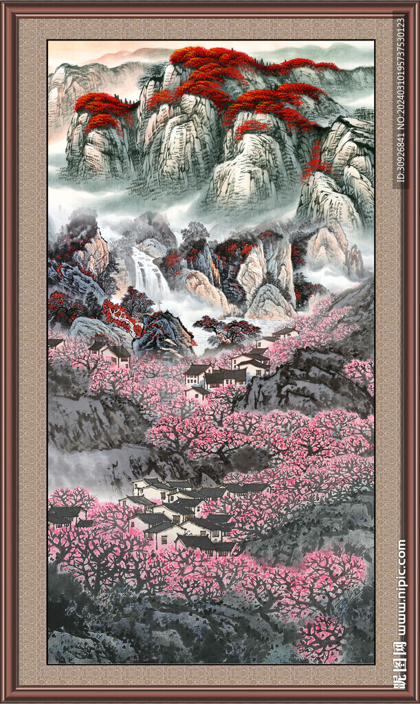 新中式山水画
