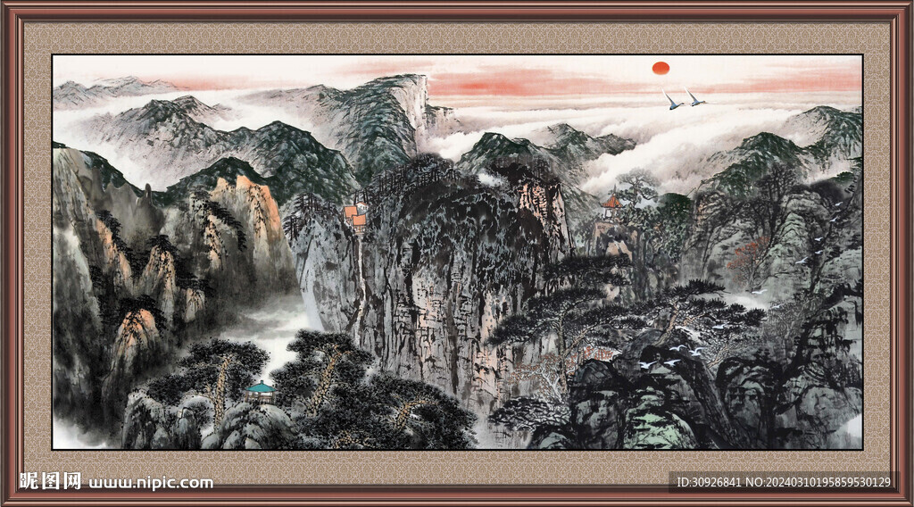 新中式山水