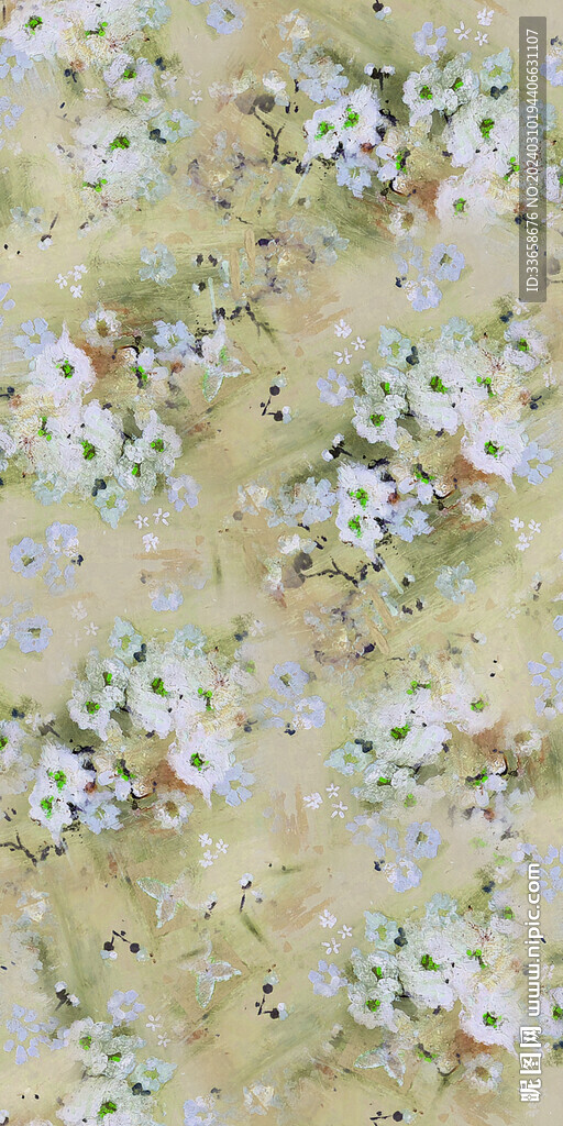 扎染花