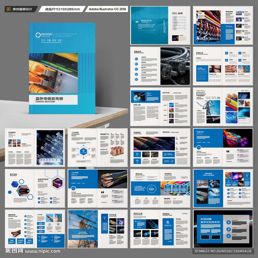电缆画册设计