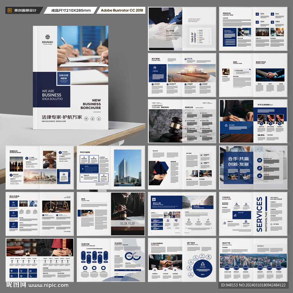 大气律师事务所画册