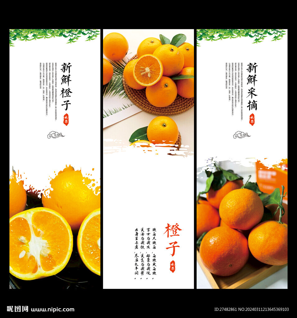 橙子海报