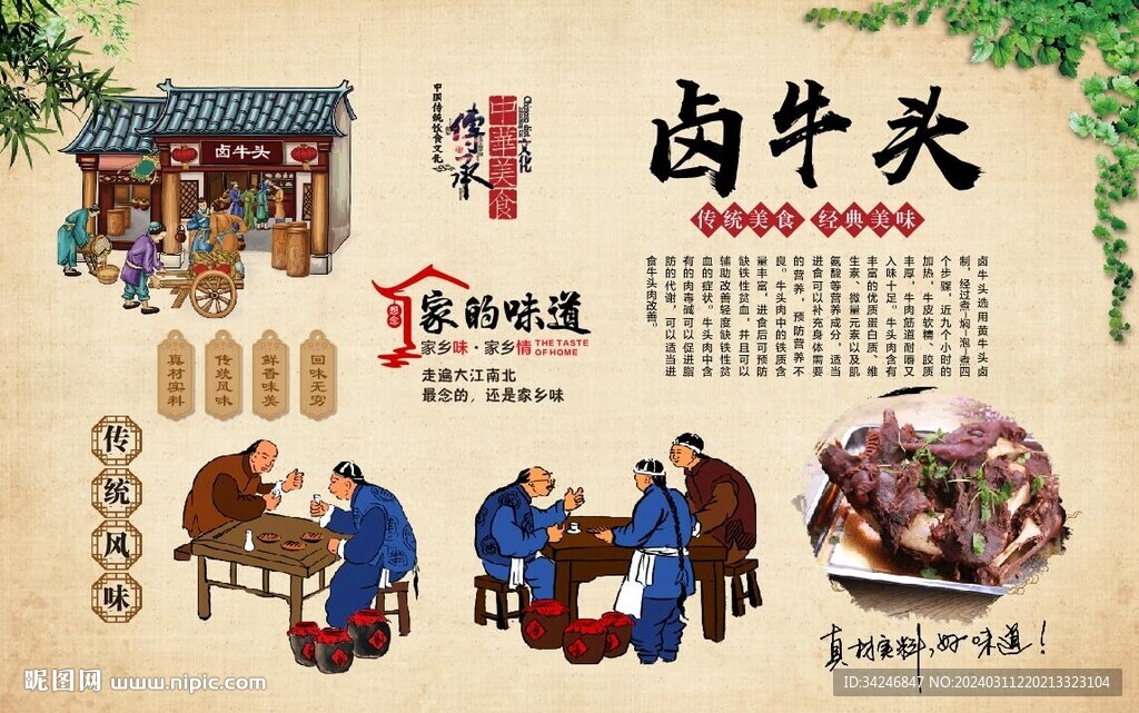 卤牛头