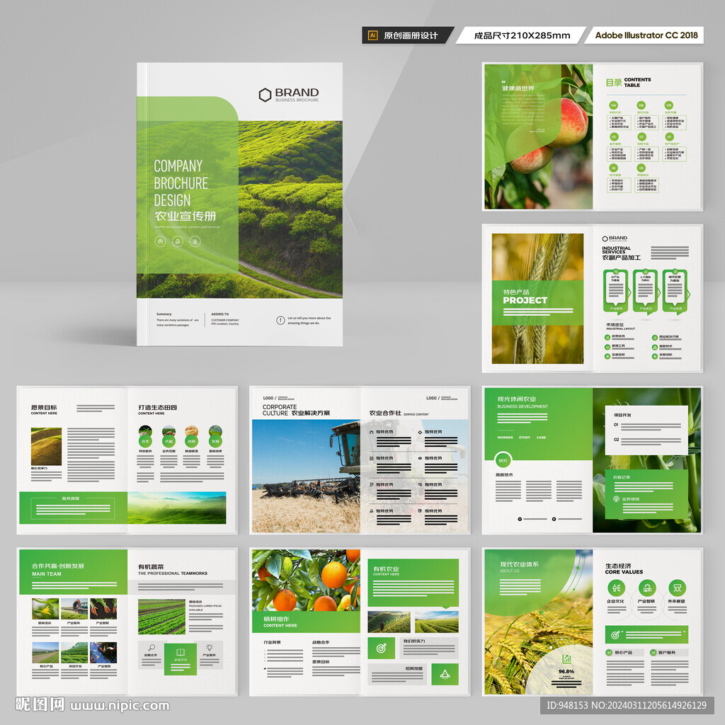 农产品画册