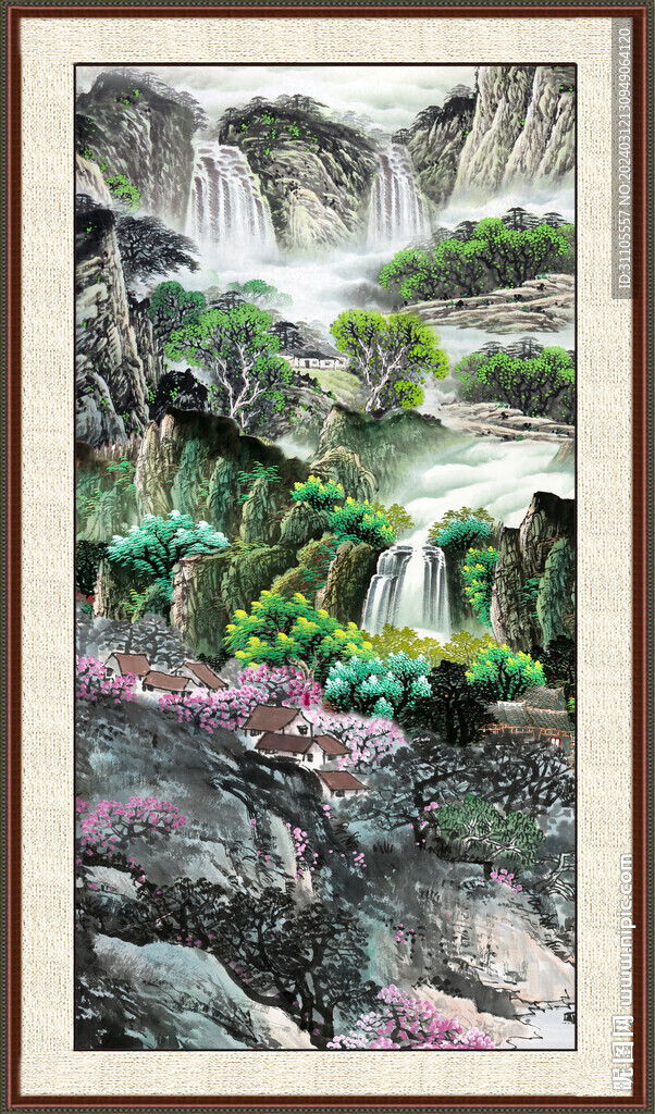 巨幅山水画