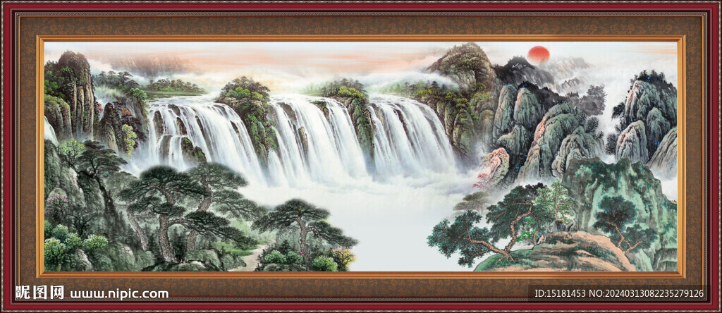新中式山水 