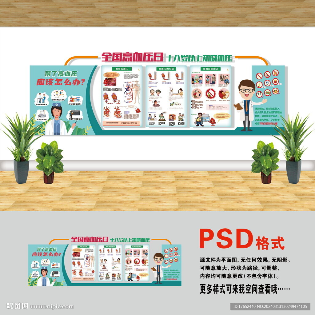 高血压文化墙