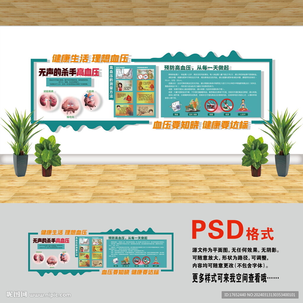高血压文化墙