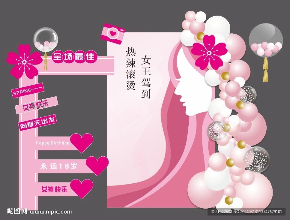 女生成人礼18岁生日宴