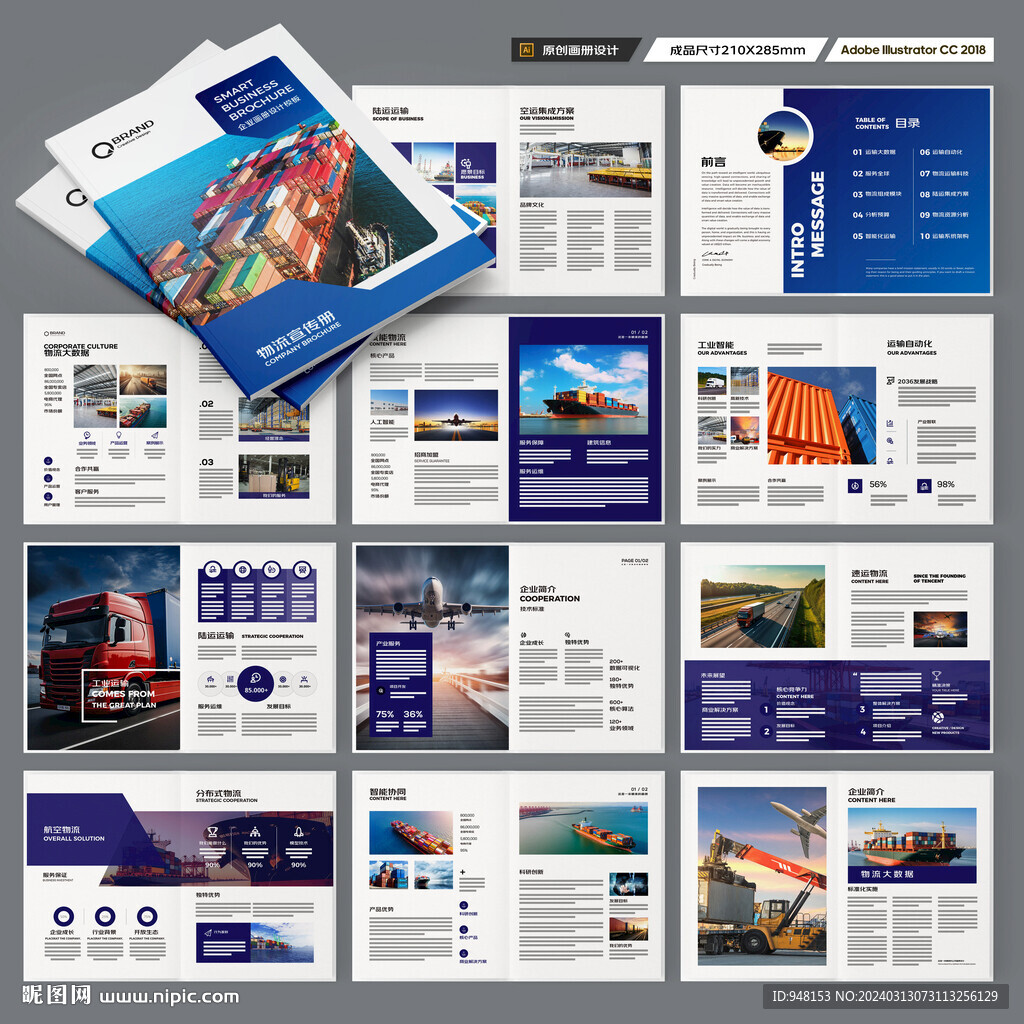 物流公司画册
