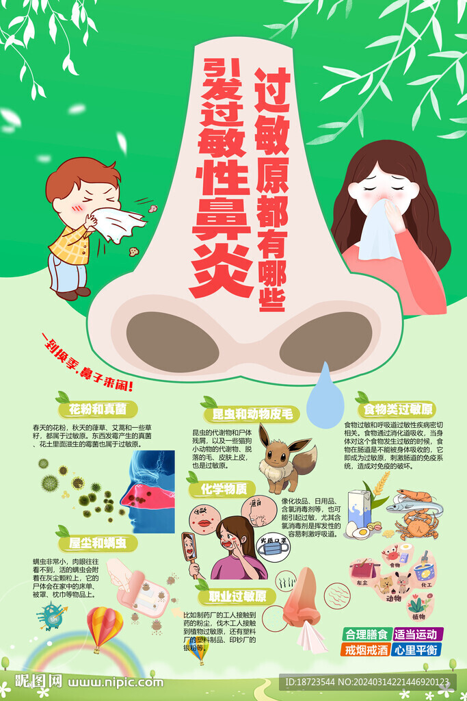 引发过敏性鼻炎的过敏原都有哪些
