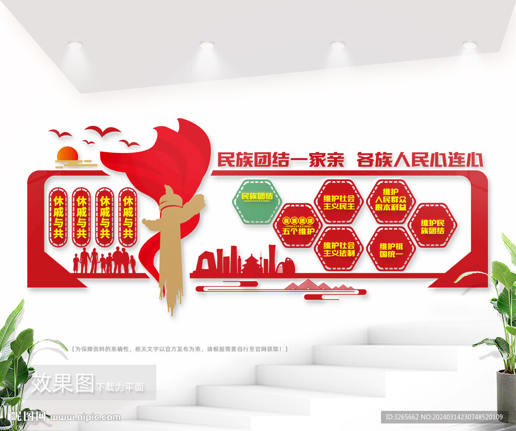 民族团结宣传文化墙